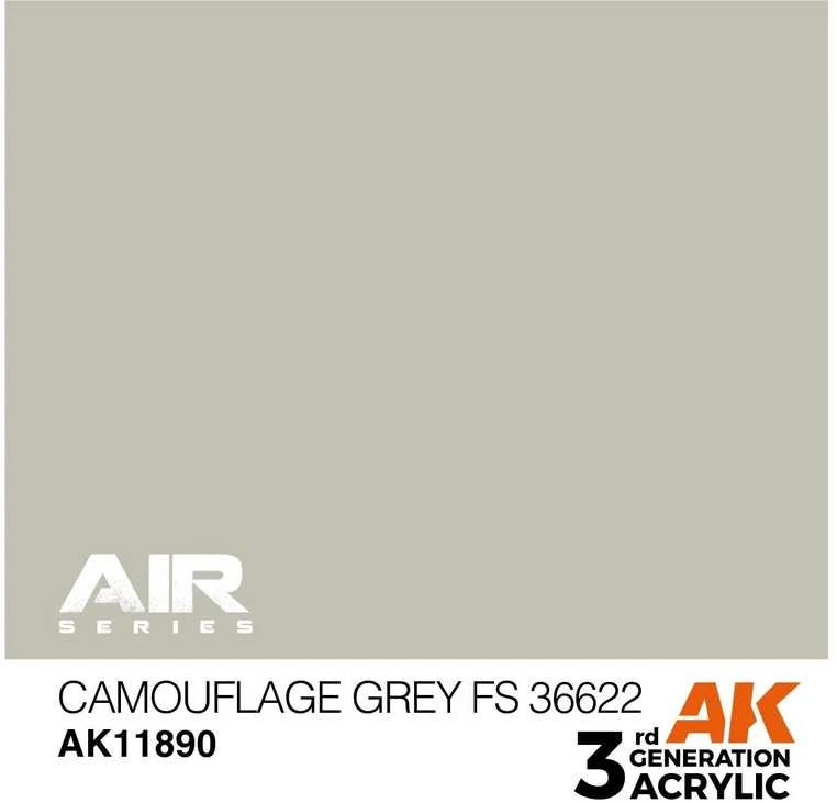 AK Interactive AIR akriliniai dažai Camouflage Pilkas FS36622, 17 ml