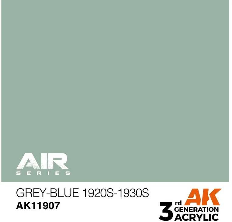 AK Interactive AIR pilkai mėlyni akriliniai lėktuvų dažai 17ml AK11907