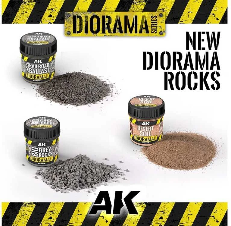 AK Interactive aštriakampės uolienos dioramoms, 100 ml