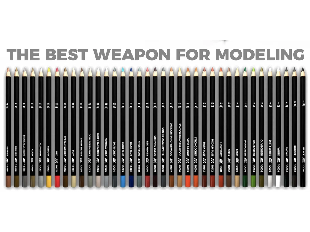 AK Interactive Gun Metal grafitinis weathering pieštukas AK10018