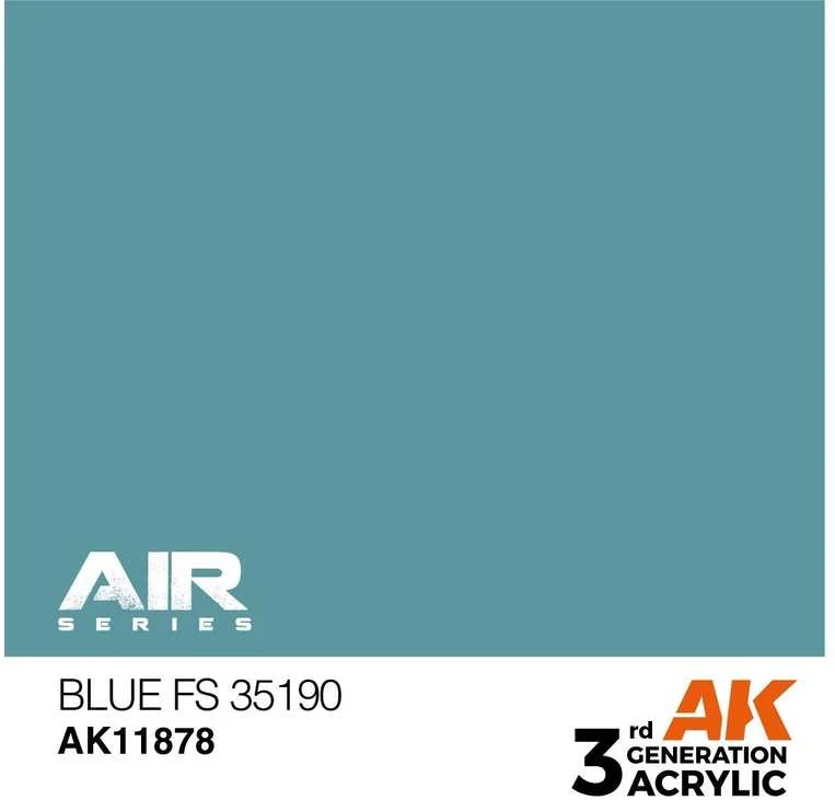 AK Interactive Mėlyna FS35190 AIR akriliniai dažai lėktuvų modeliams 17ml