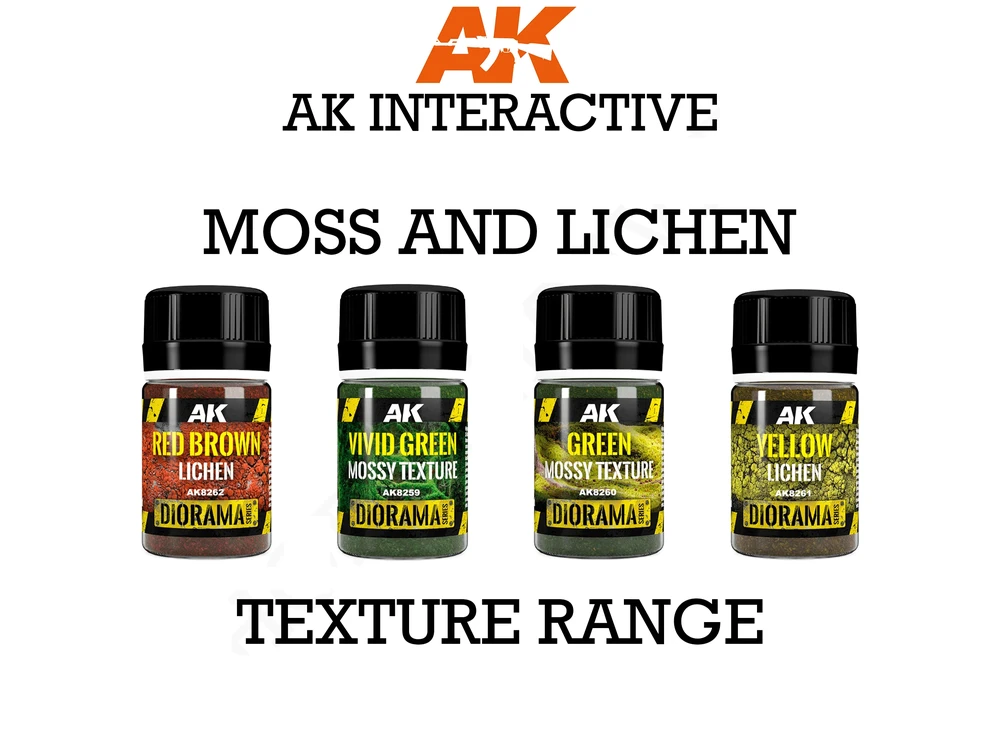 AK Interactive raudonai rudos kerpės dioramoms AK8262