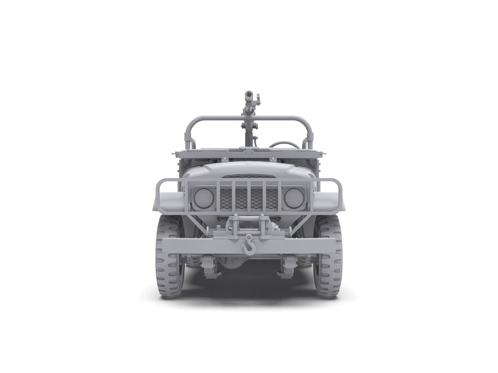 Ak Interactive Toyota Land Cruiser FJ43 pikapas su SPG-9 pabūklu, modelis 1/35 AK35003