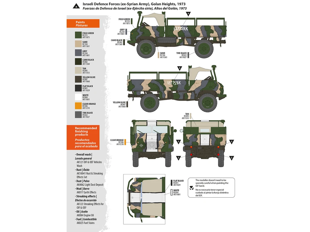 AK Interactive Unimog 404 S Middle East plastikinis modelis 1/35 AK35506