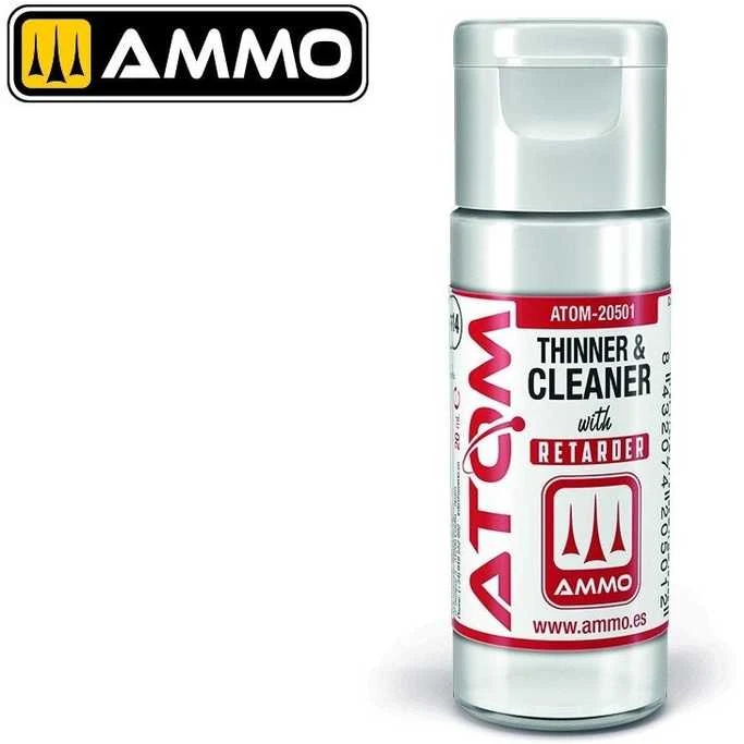 AMMO by MIG Jimenez AMMO MIG ATOM akrilinių dažų skiediklis su lėtintoju ir valiklis 20 ml