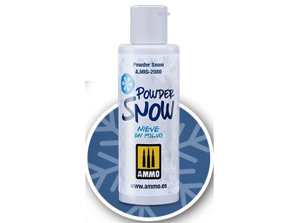 AMMO by MIG Jimenez AMMO MIG Sniego pudra dioramoms, 60 ml (AMIG2080)