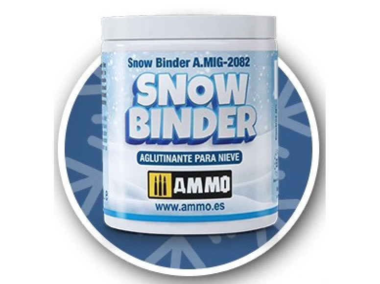 AMMO by MIG Jimenez AMMO MIG Snow Binder sniego rišiklis 100 ml – skaidrus, AMIG2082