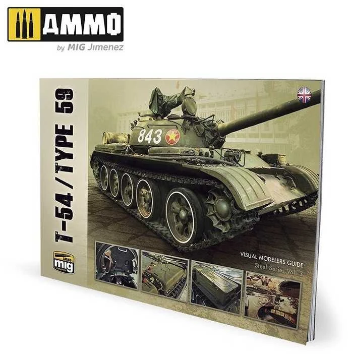 AMMO by MIG Jimenez AMMO MIG T-54/Type 59 vizualinis modeliuotojo gidas (anglų k.), 6032