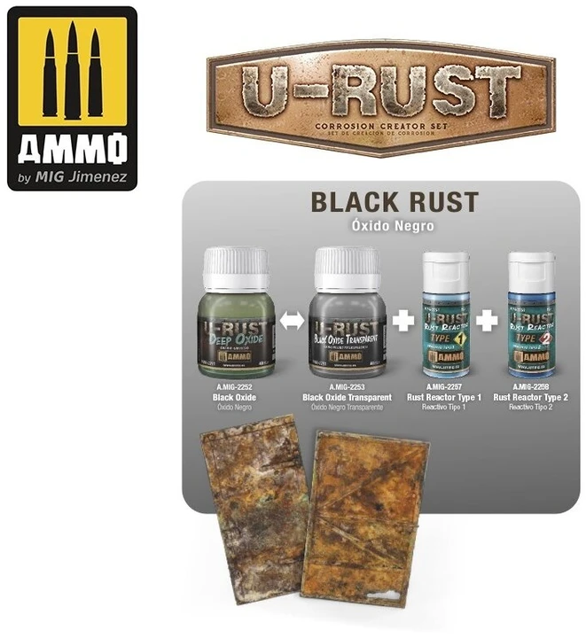 AMMO by MIG Jimenez AMMO U-Rust Corrosion Creator rūdžių efektų rinkinys, 7460