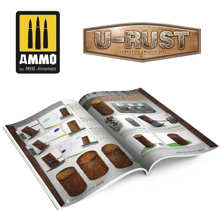 AMMO by MIG Jimenez AMMO U-Rust Corrosion Creator rūdžių efektų rinkinys, 7460