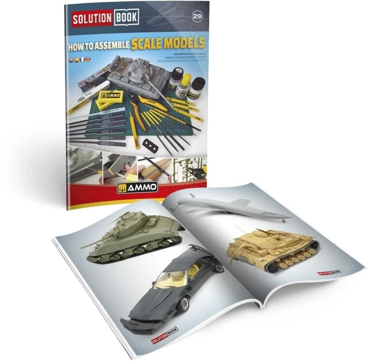 AMMO by MIG Jimenez Solution Book: Mastelinių modelių surinkimo vadovas pradedantiesiems