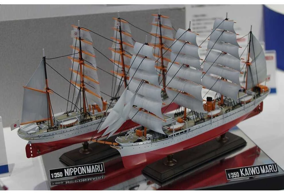 Aoshima burlaivis Kaiwo Maru 4 stiebų laivas 1/350 modelis