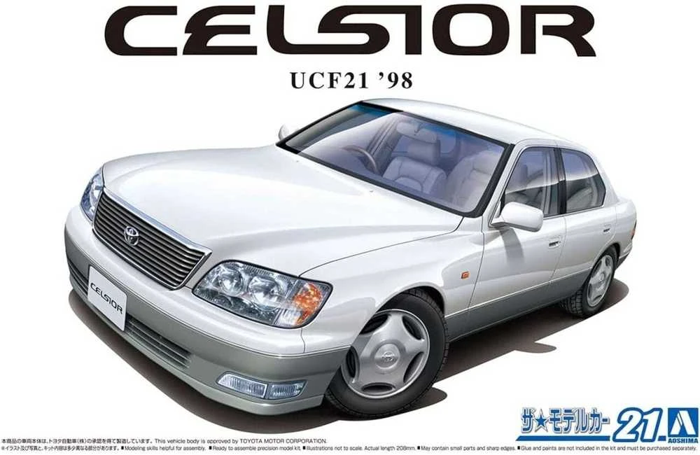 Aoshima Toyota Celsior UCF21 ’98 C-Type 1/24 surinkimo rinkinys