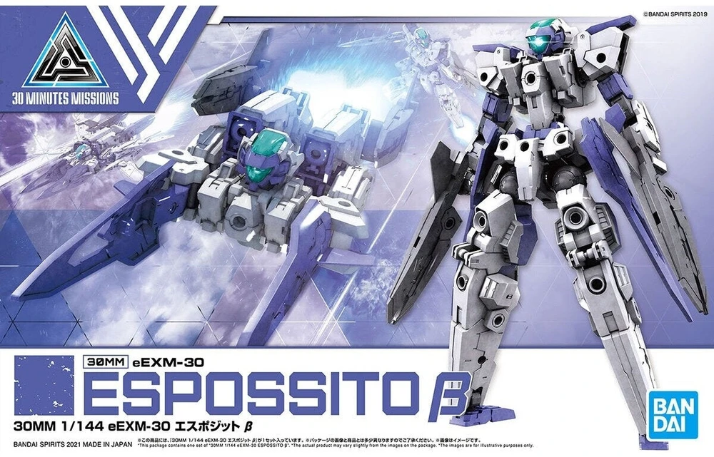 Bandai 30MM eEXM-30 Espossito β surenkamas modelis 1/144 62062