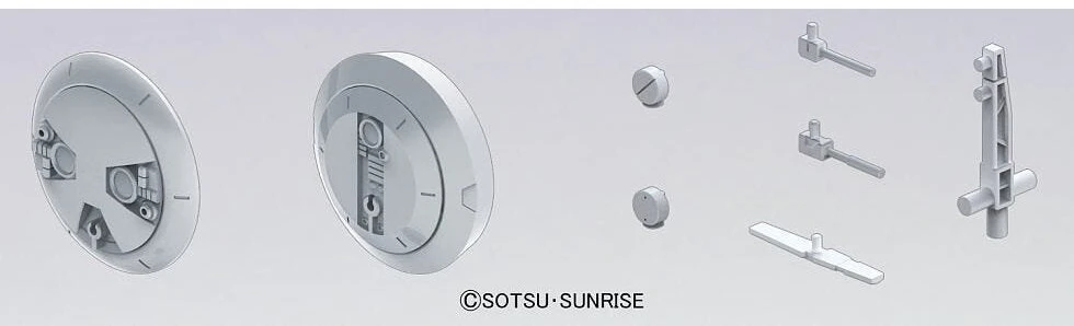 Bandai Builders Parts HD MS Radome 01 radaro kupolų detalės 62858
