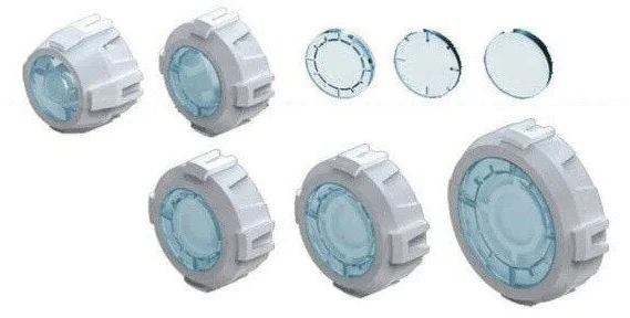 Bandai Builders Parts HD MS Sight Lens 01 skaidrūs lęšiai modeliams 61950