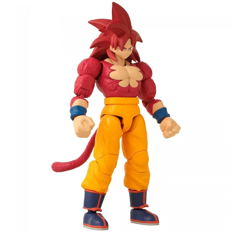 Bandai ANIME HEROES DRAGON STARS Poseable figūrėlė su priedais - Super Saiyan 4 Goku (Daima)