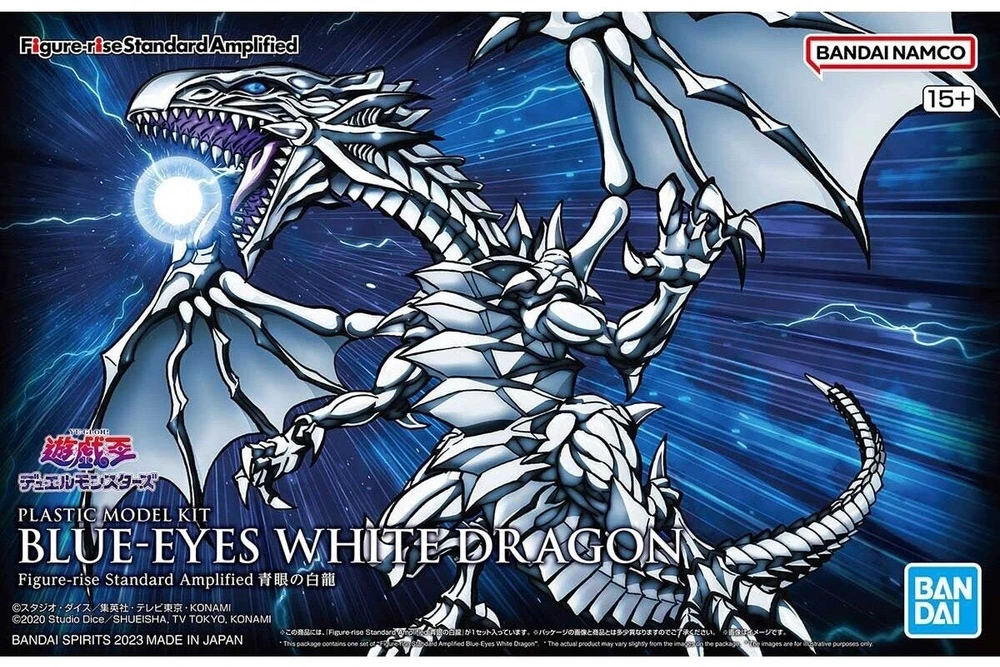 Bandai FIGURE RISE AMPLIFIED Yu-Gi-Oh! Mėlynas EYES Baltas DRAGON