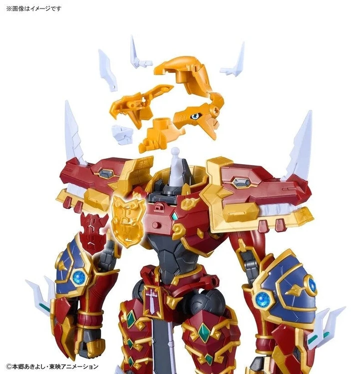 Bandai Figure-rise Standard Amplified Kaiser Greymon Digimon Frontier modelis 68852