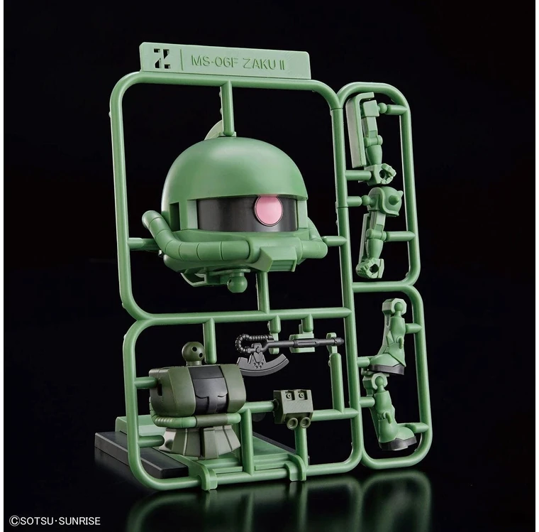 Bandai Gunpla-kun Zakupla-kun DX 1/1 surenkamas plastikinis modelis