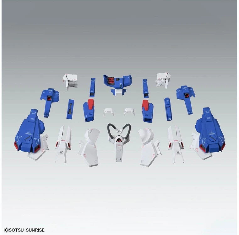 Bandai Gunpla modelis MG Full Armor ZZ Gundam Ver.Ka 1/100 72026
