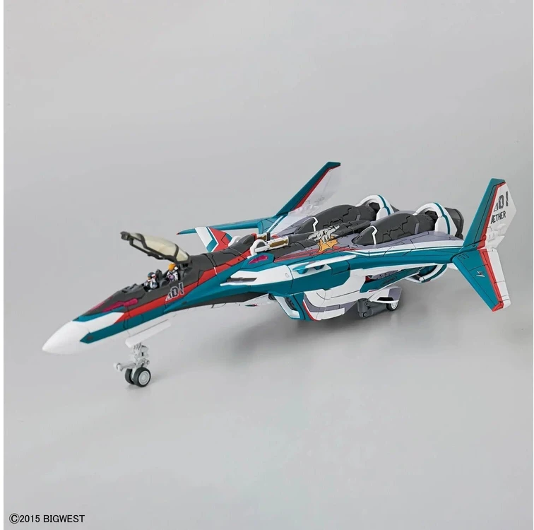Bandai HG VF-31S Siegfried 1/100 plastikinis modelis su stovu ir lipdukais