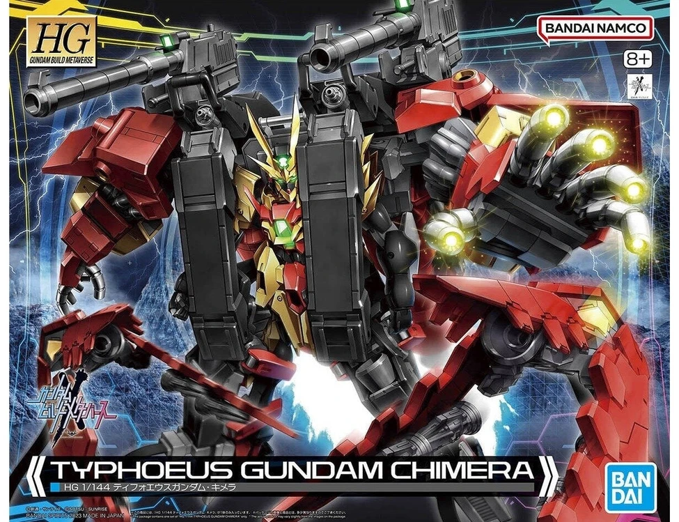 Bandai Kolekcinė Figūrėlė - HGBM 1/144 Typhoeus Gundam Chimera