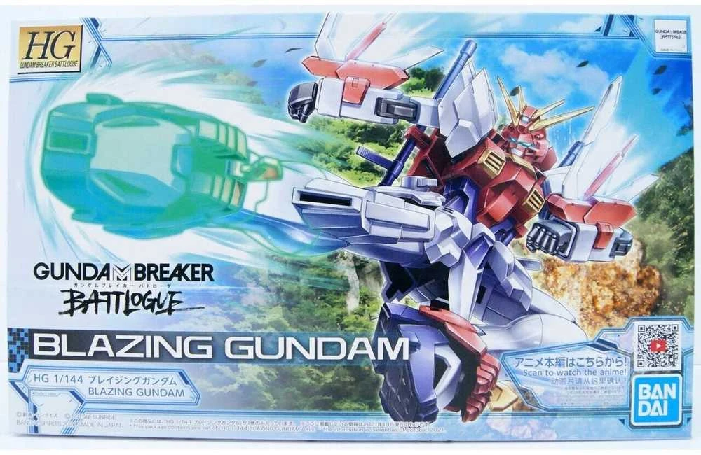Bandai HGGBB Blazing Gundam 1/144 plastikinis Gunpla modelis