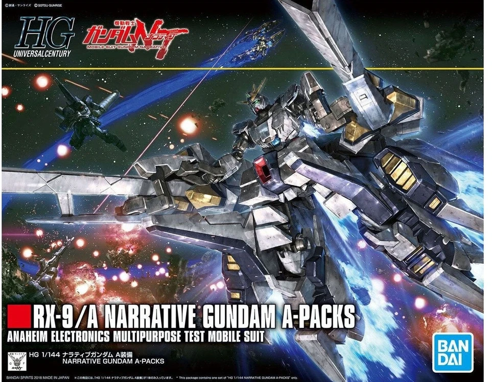 Figūrėlė BANDAI RX9/A Narrative Gundam A-Pack (Nuo 9 metų )