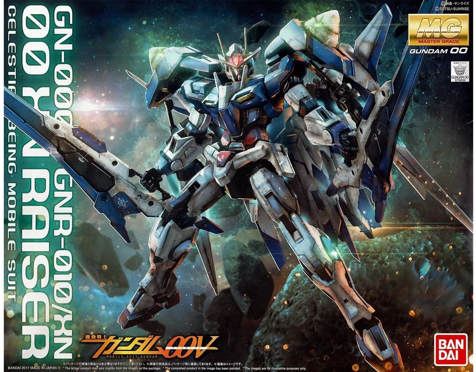Bandai MG Gundam 00 XN Raiser surenkamas modelis 1/100, 62848