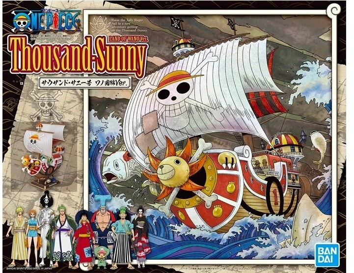 Bandai One Piece Thousand Sunny – Vano šalies surenkamas modelis