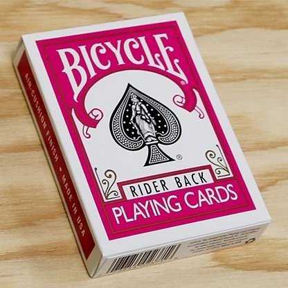 Bicycle Fuchsia Rider Back Kortos