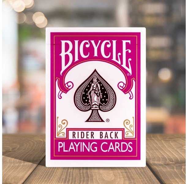 Bicycle Fuchsia Rider Back Kortos