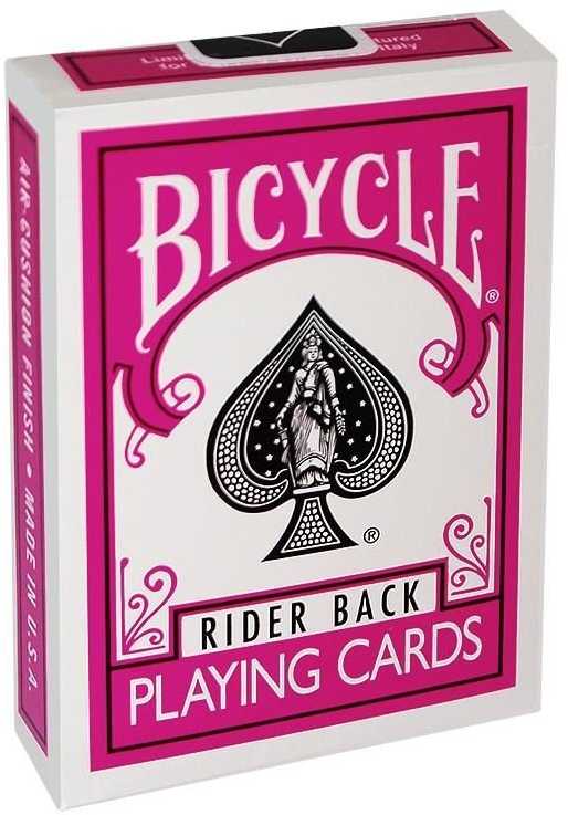 Bicycle Fuchsia Rider Back Kortos