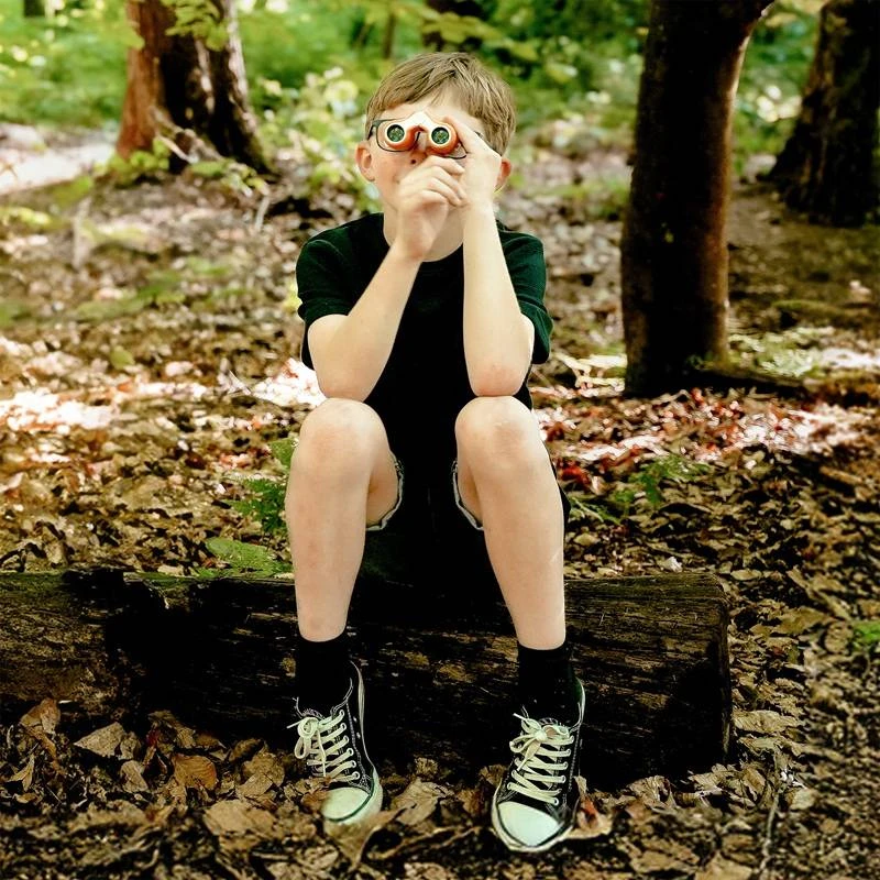 BRESSER Junior 6x21 vaikiški žiūronai Oranžinė