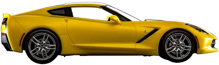 Chevrolet Corvette Stingray 2014 modelis be klijų Revell easy-click 1/25 07825