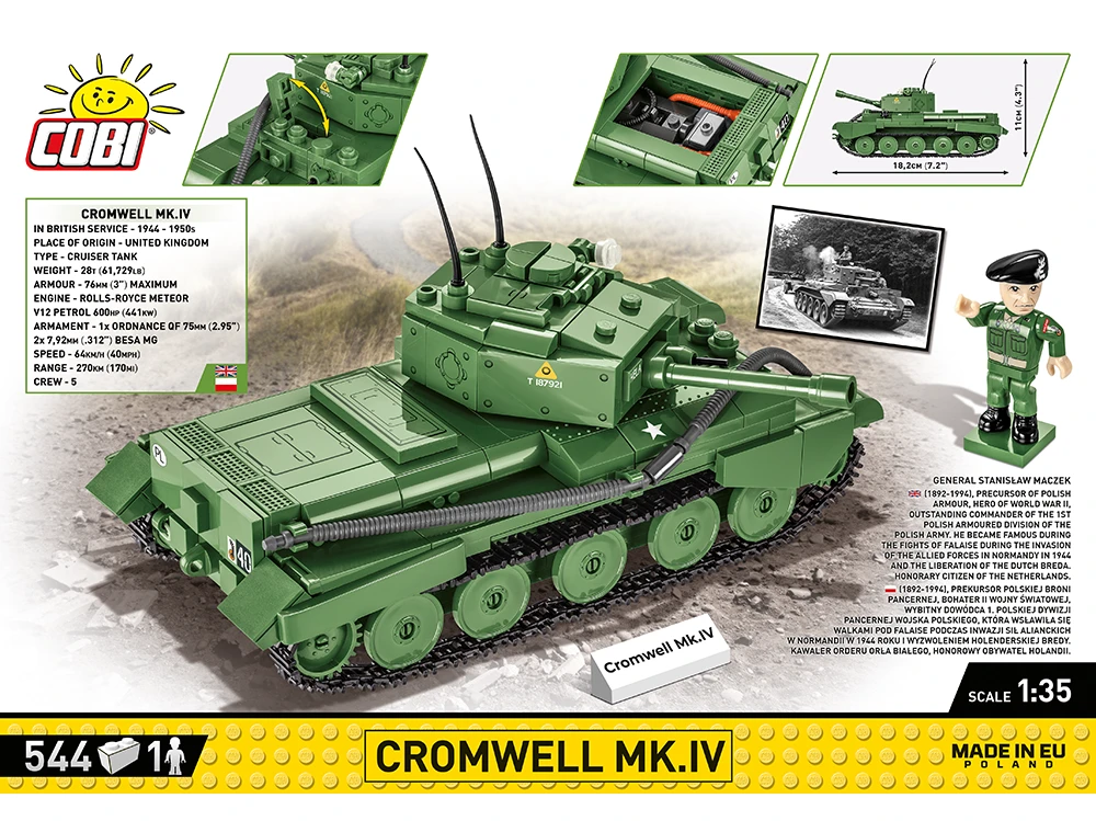 COBI - Konstruktorius Cromwell Mk.IV, 1/35, 2269