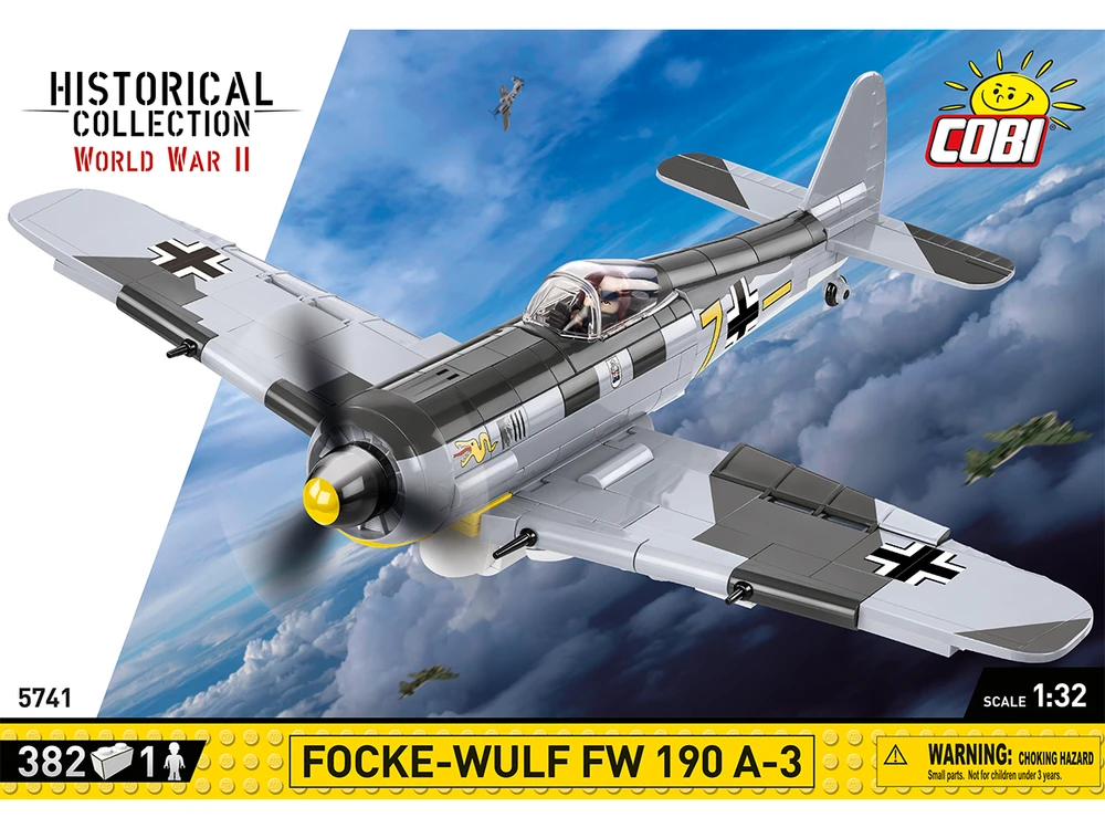 COBI Focke-Wulf FW 190 A3 konstruktorius 1:32, 382 det., 5741