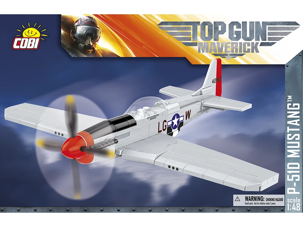 COBI P-51D Mustang lėktuvo konstruktorius 1:48, 150 detalių (5847)