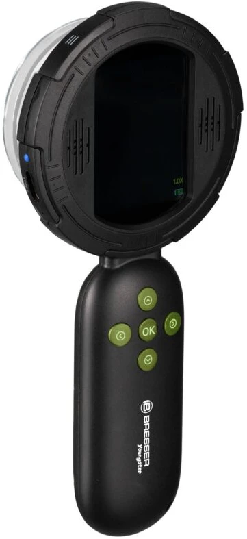 Dėlionė Bresser Skaitmeninis rankinis mikroskopas vaikams 10x su ekranu ir Full HD kamera
