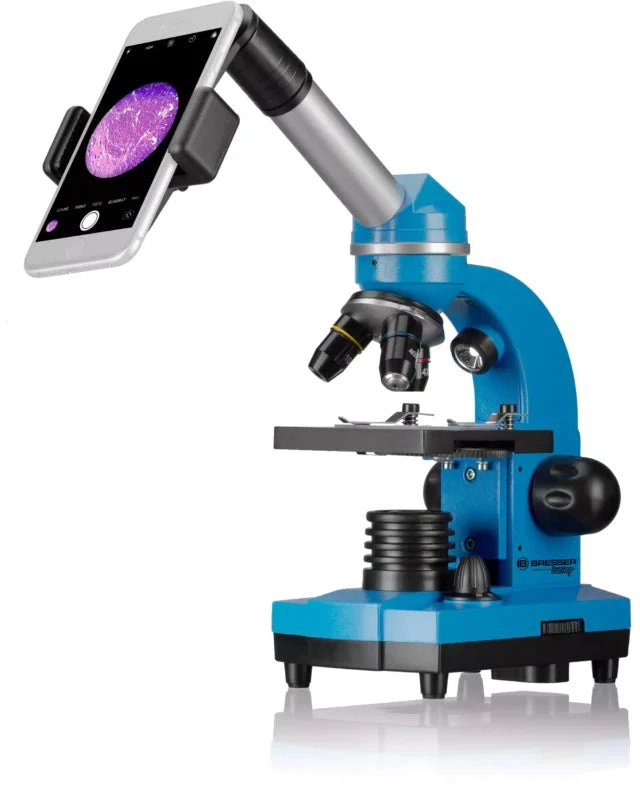 Dėlionė Mikroskopas Bresser Junior Biolux SEL 40–1600x, mėlynas