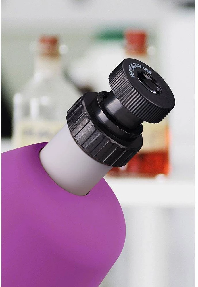 Mikroskopas Bresser Junior 40-640x - violetinis