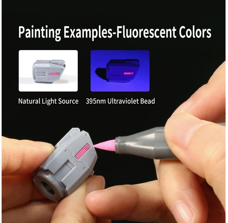 DSPIAE vandens pagrindo fluorescencinis žymeklis, rožinis, MKF-07