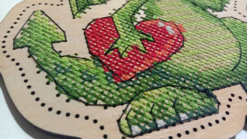 Embroidery Craft Siuvinėjimo rinkinys Fėja su žalia suknele – žavinga dovana kūrybai