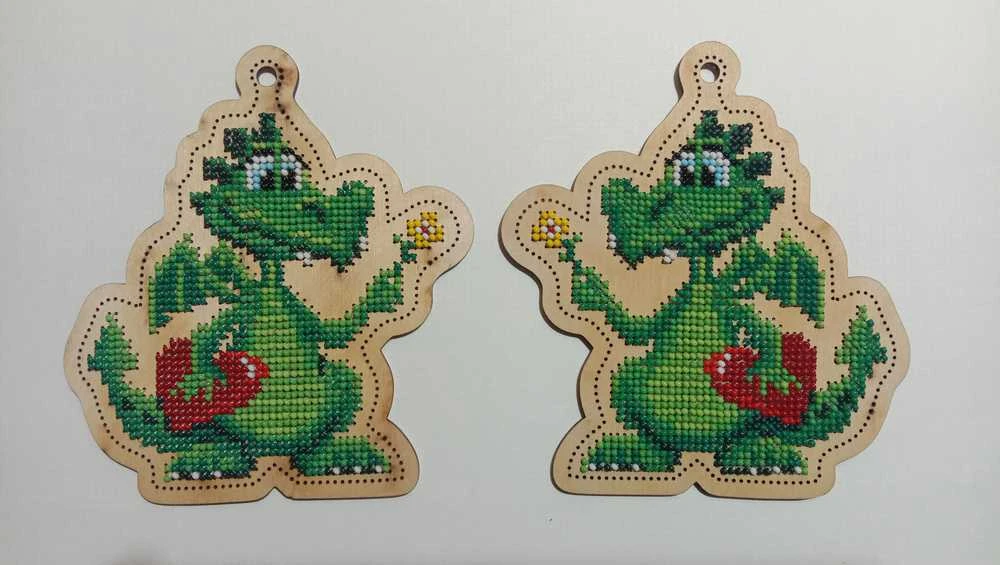 Embroidery Craft Siuvinėjimo rinkinys su karoliukais – Fėja su violetine suknele