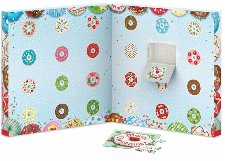 Eurographics Spurgų advento kalendorius: 24 mini dėlionės po 50 detalių