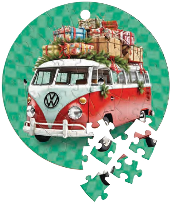 Eurographics Volkswagen Kalėdinis advento kalendorius: 24 mini dėlionės po 50 detalių