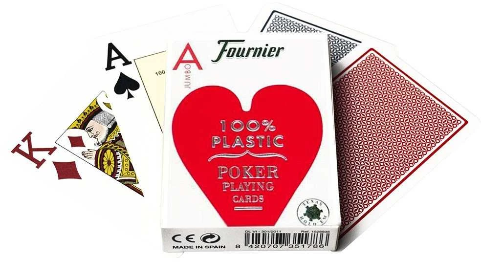 Fournier 2800 Pokerio Kortos (Mėlynos)