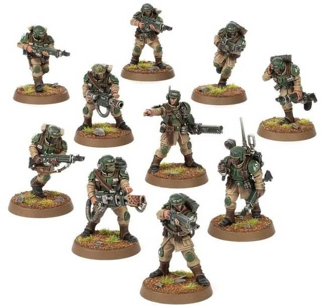 „Games Workshop Warhammer 40,000“ – „Astra Militarum: Cadian Shock Troops“