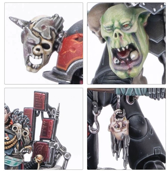 Games Workshop Warhammer 40,000 - Chaos Space Marines: Huron Blackheart and the Masters of the Maelstrom